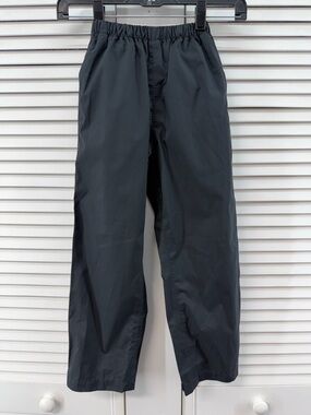 Columbia titanium boys size XS 6/7 Black Omni tech rain Pants